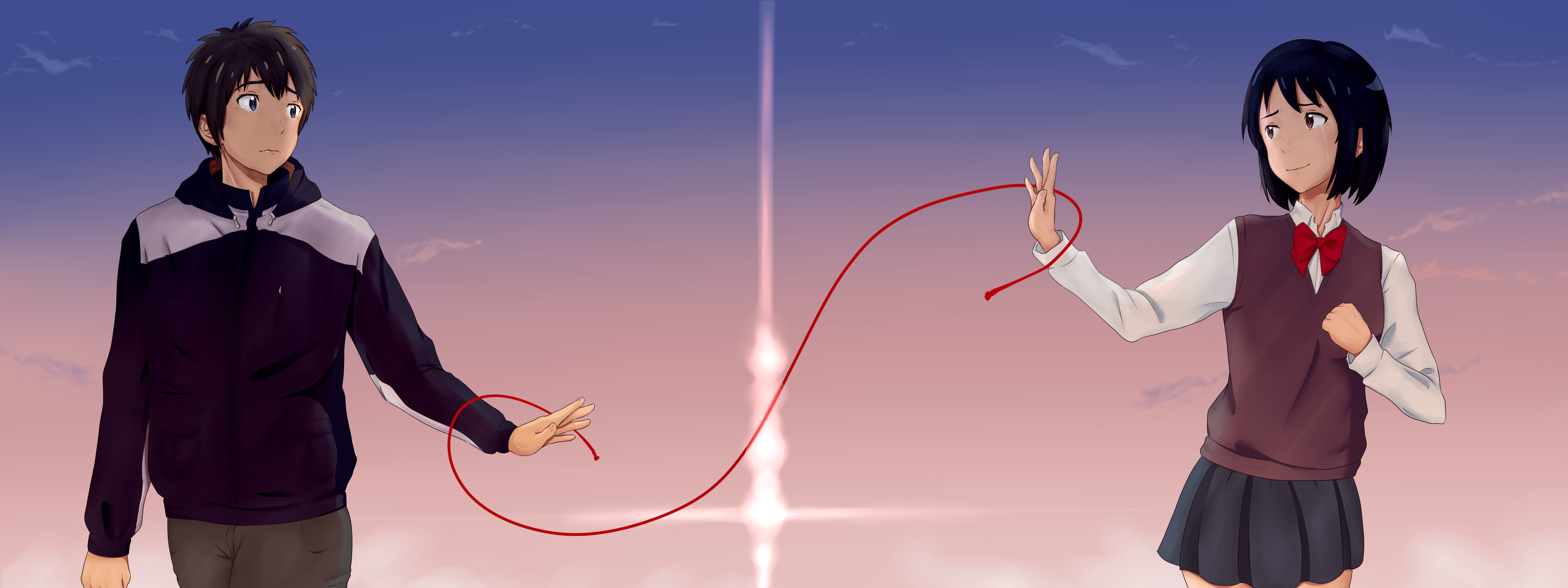 Download Your Name. Taki Tachibana Mitsuha Miyamizu Anime HD Wallpaper