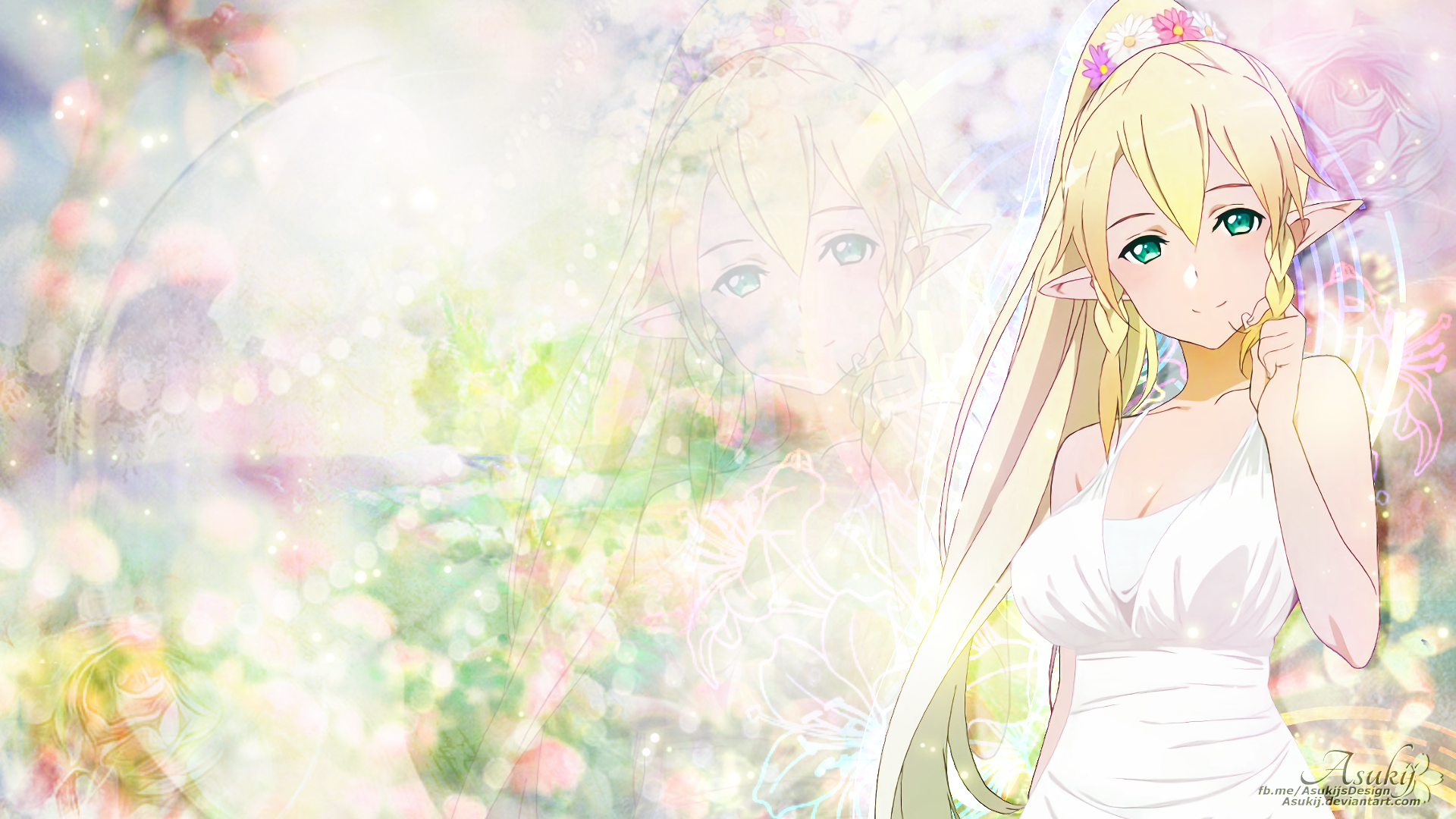 Leafa Suguha Kirigaya HD Wallpaper Sword Art Online