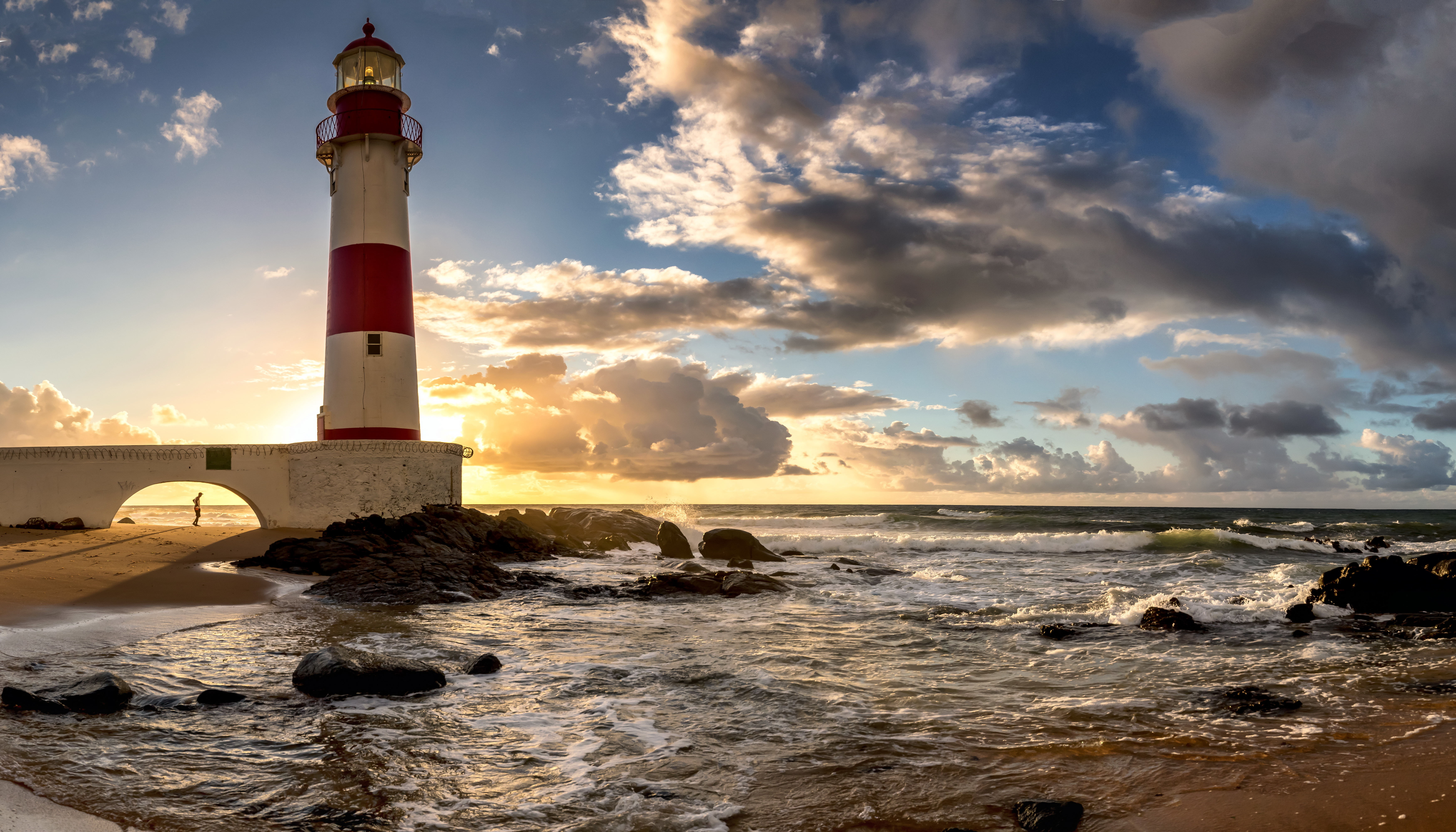 Lighthouse 5k Retina Ultra HD Wallpaper Background Image
