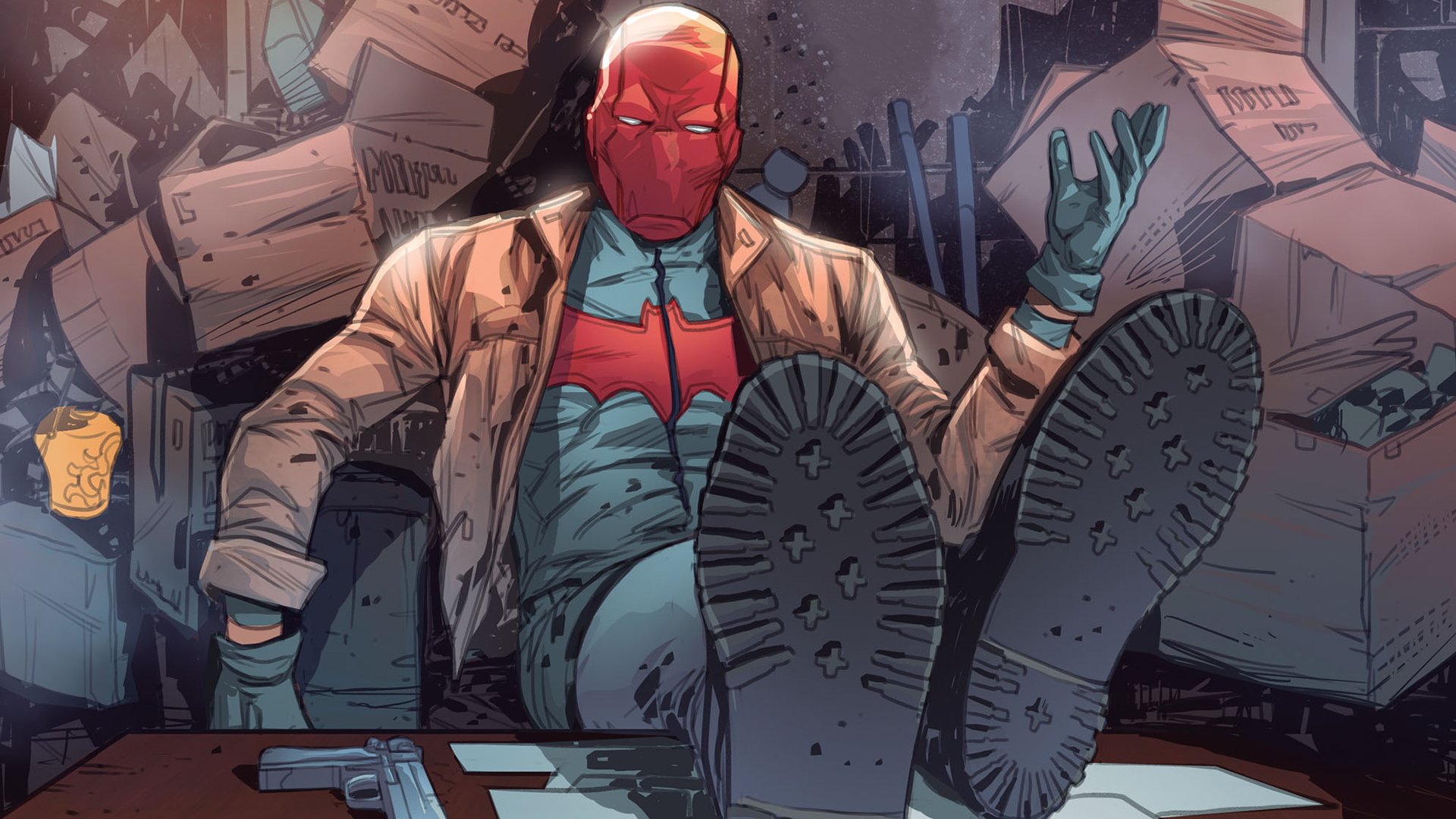 Red Hood HD Wallpaper DC Comics Outlaw
