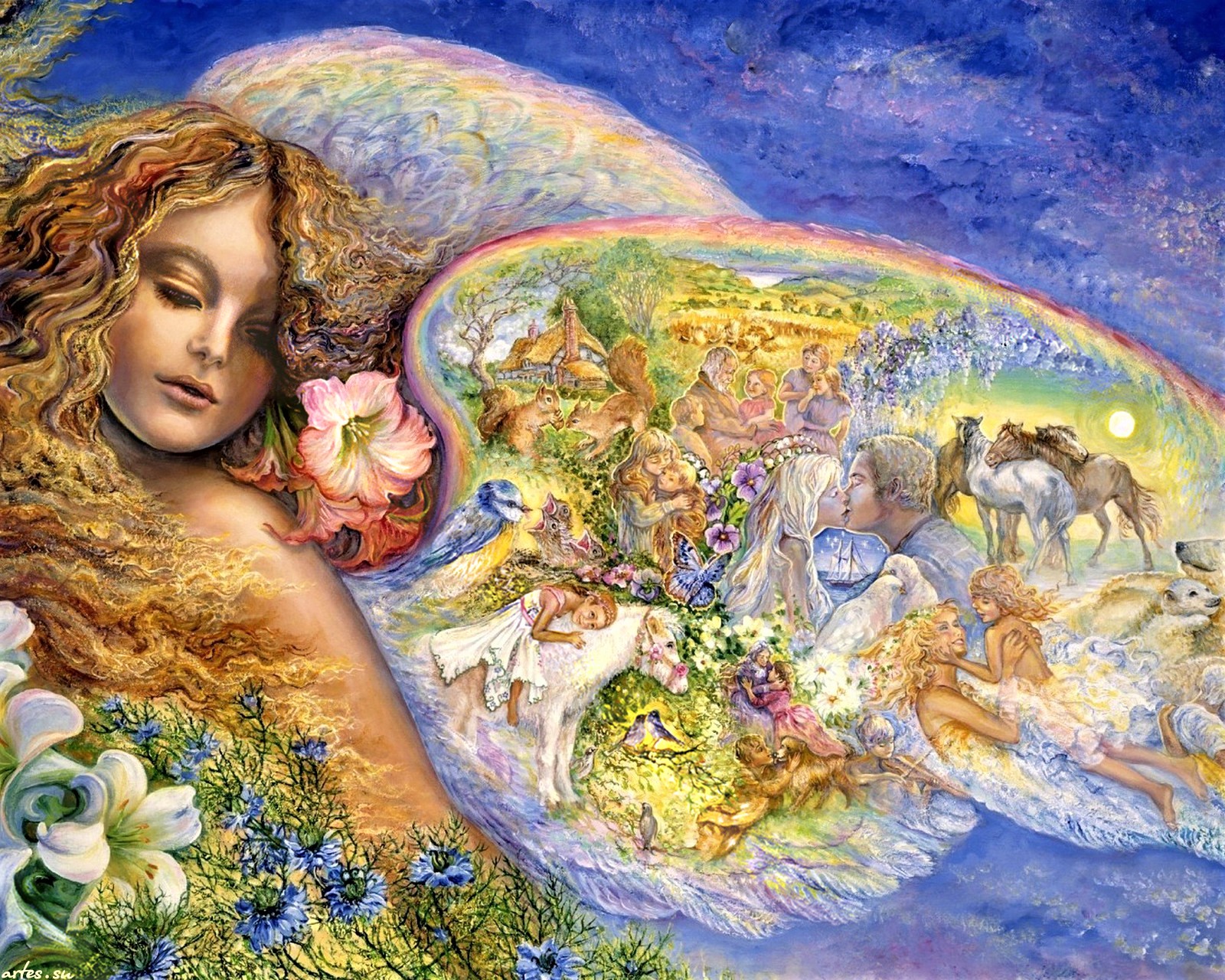 Download Painting Artistic Fantasy Wallpaper by Josephine Wall