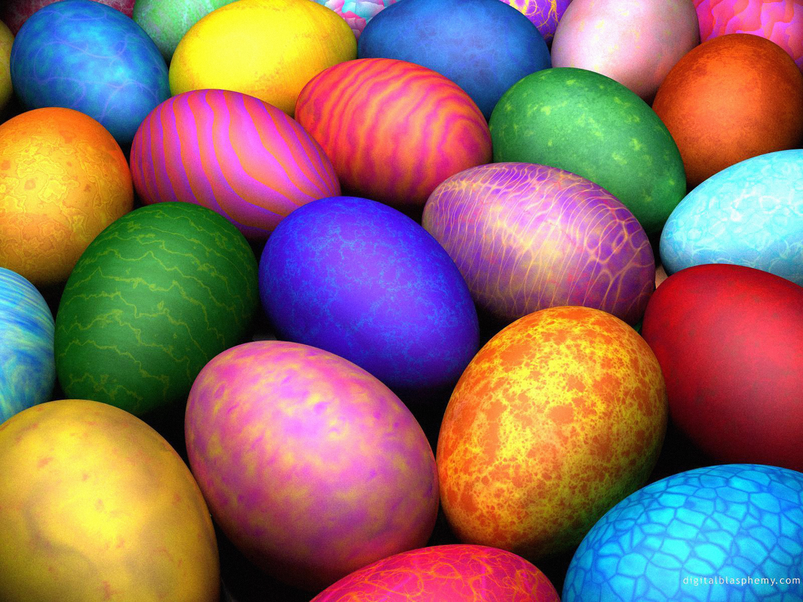 Download Colorful Colors Easter Egg Holiday Easter HD Wallpaper