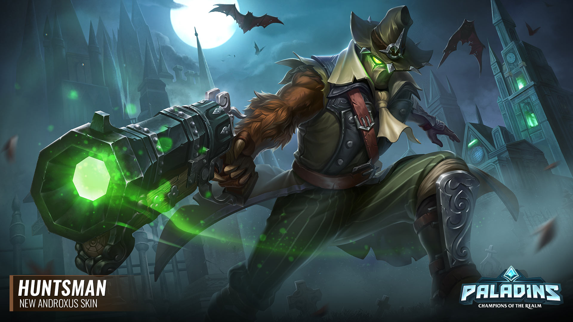 Paladins Androxus Huntsman HD Wallpaper Background Image