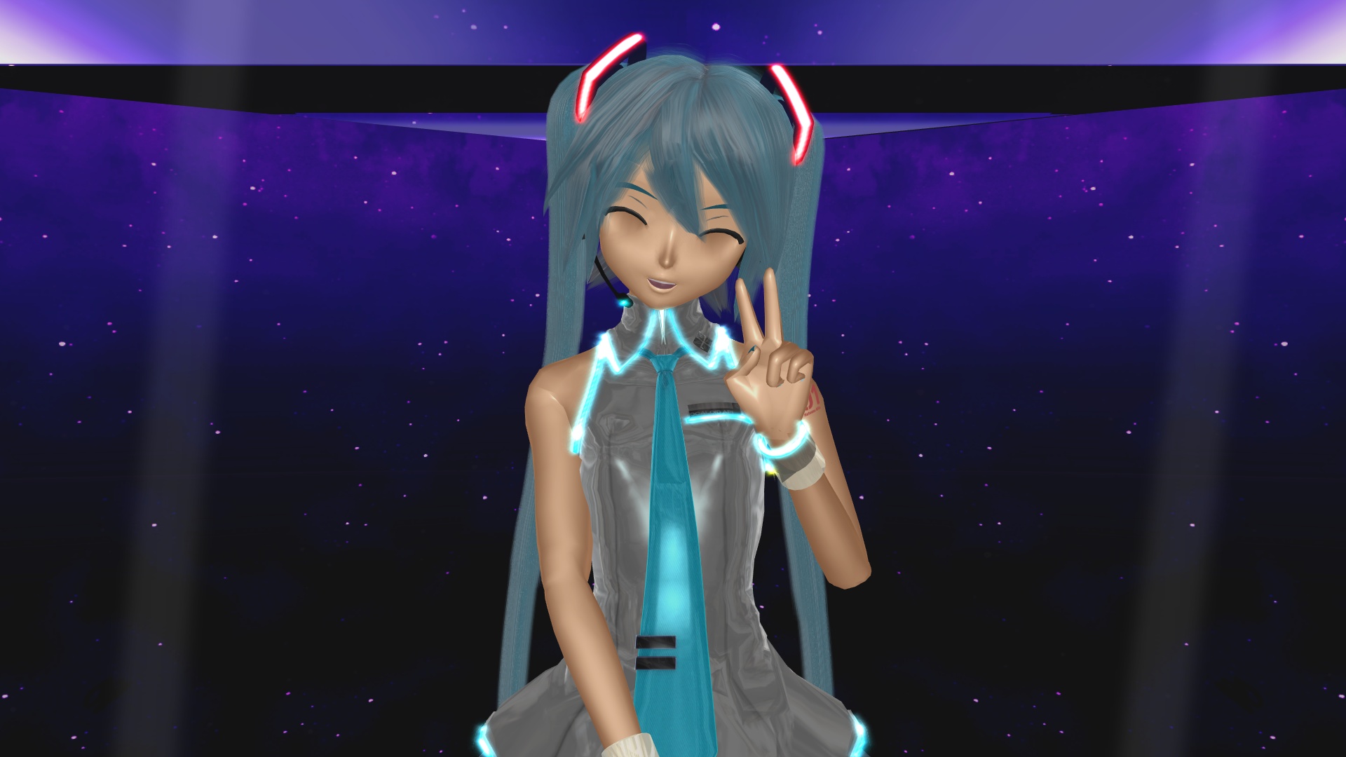 Hatsune Miku Glass Wall Video Cover by RL16 Project