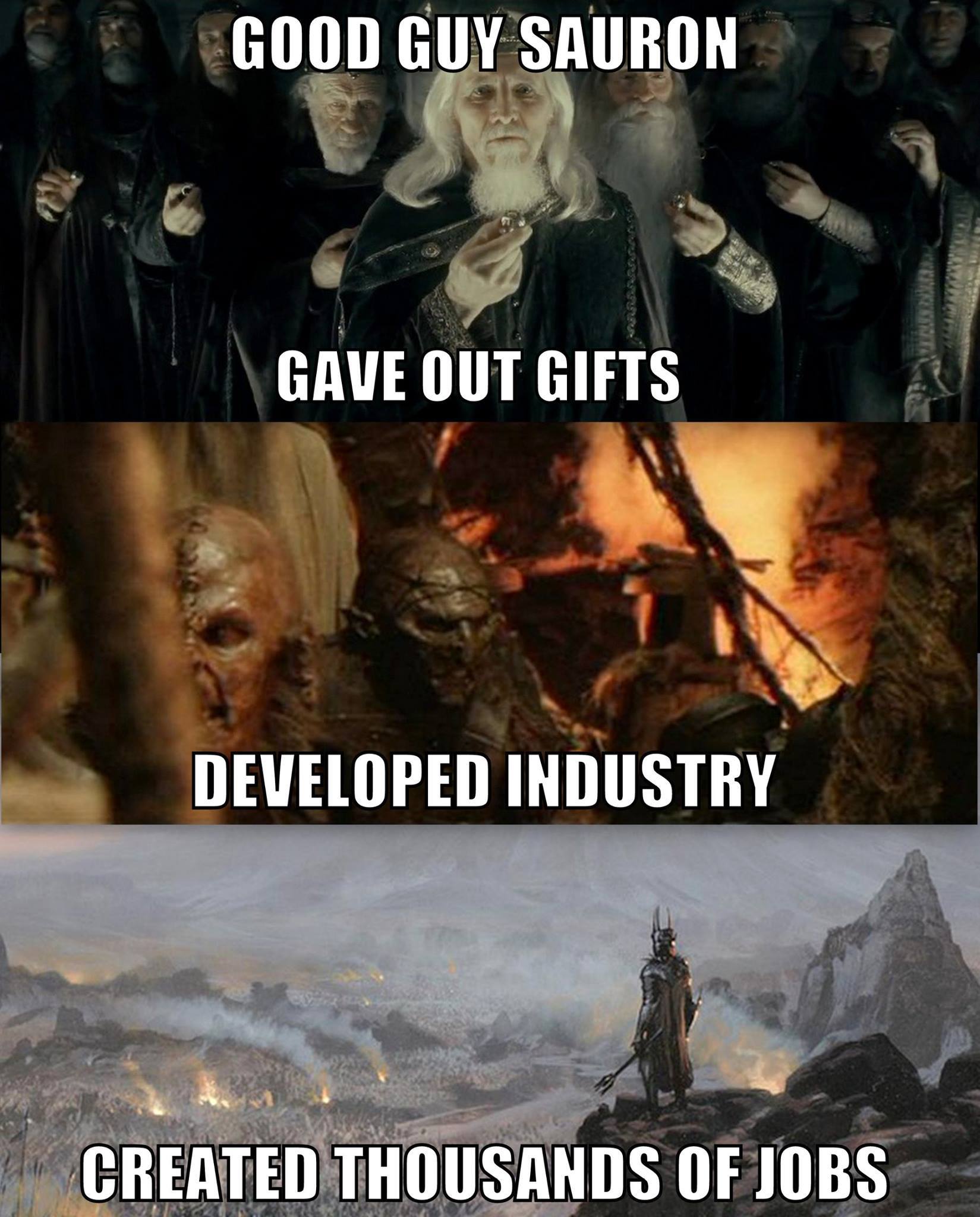 Good guy Sauron Meme by Diiiick ) Memedroid