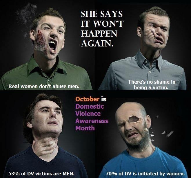 spread the word everybody, don't be a victim of domestic