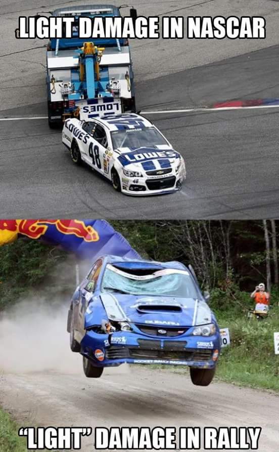 Rally vs Nascar Meme by Ojkol ) Memedroid