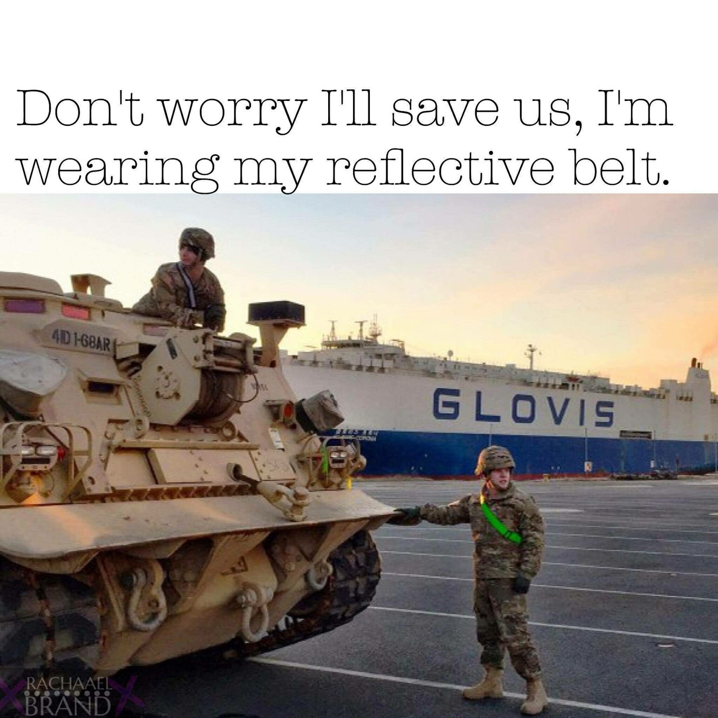 the Reflective Belt to save the day again Meme subido por