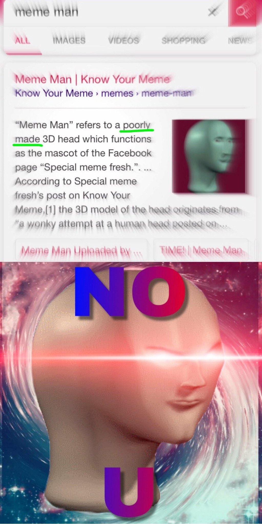 NO U Meme by AmmarMemes ) Memedroid