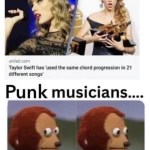 ﻿unilad com Taylor Swift has ‘used the same chord progression in 21 different songs” Punk musicians__