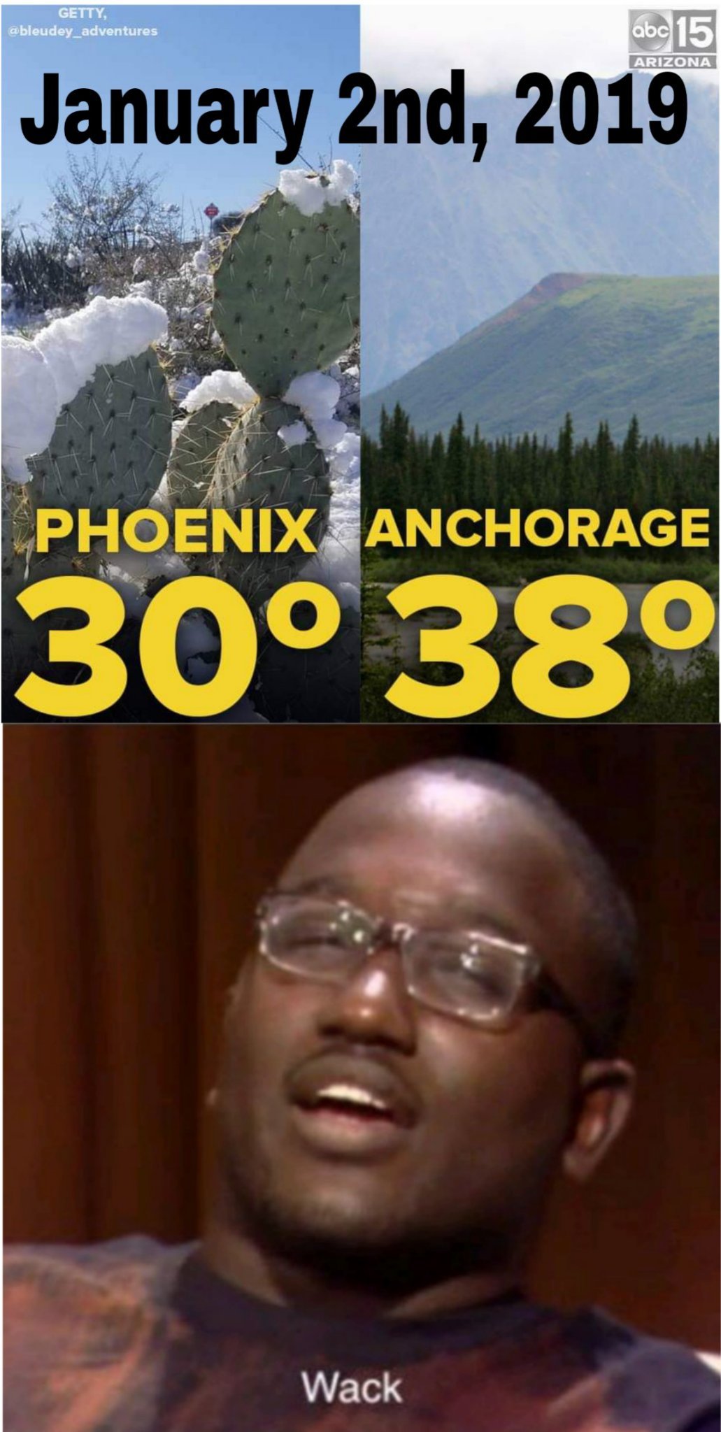Arizona colder than Alaska? Meme by madmanmatt137 ) Memedroid