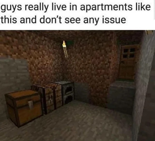 guys live in apartments like this Meme subido por BranBhuman ) Memedroid