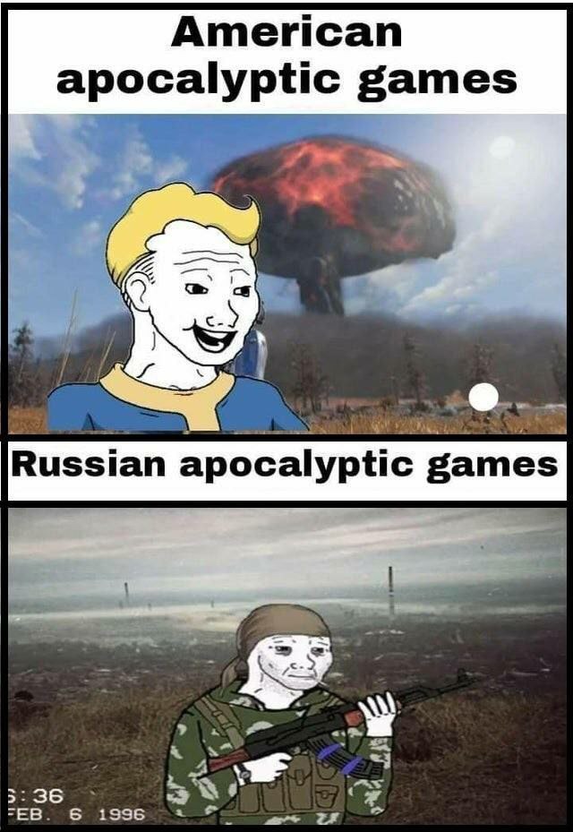 "Get out of here stalker" (i know stalker is Ukrainian) Meme by