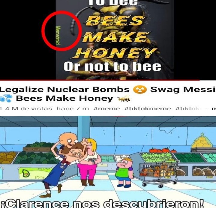 CLARENCE NOS DESCUBRIERON POR 1092883726365244142552526252552 VEZ Meme subido por ELBOI01