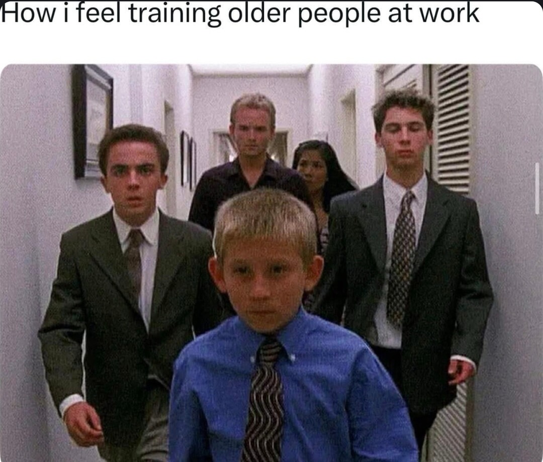 ﻿How i feel training older people at work