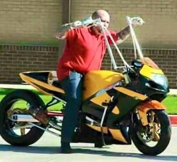 Ape Hangers on a Crotch Rocket Meme by lspam ) Memedroid