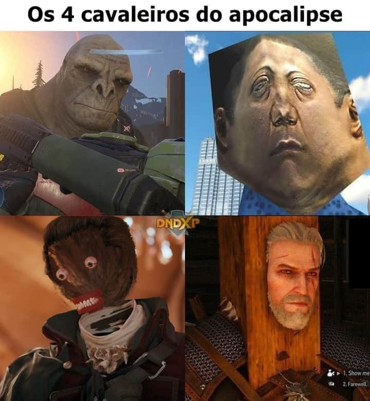Os 4 cavaleiros do Apocalipse gráfico. Meme by Maindoor ) Memedroid