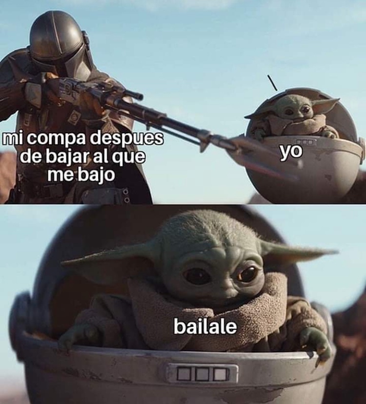 Baby Yoda ya no da risa Change my mind Meme subido por The.Chad