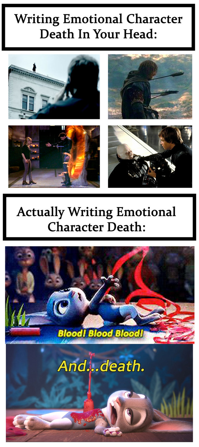 Writing Character Death Meme by Firebright ) Memedroid