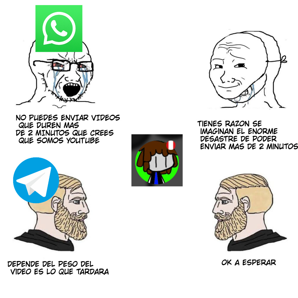 telegram y sus beneficios Meme subido por Juankendo ) Memedroid