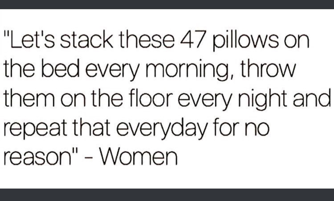 not all women I hate decorative pillows Meme by Stefb84 ) Memedroid