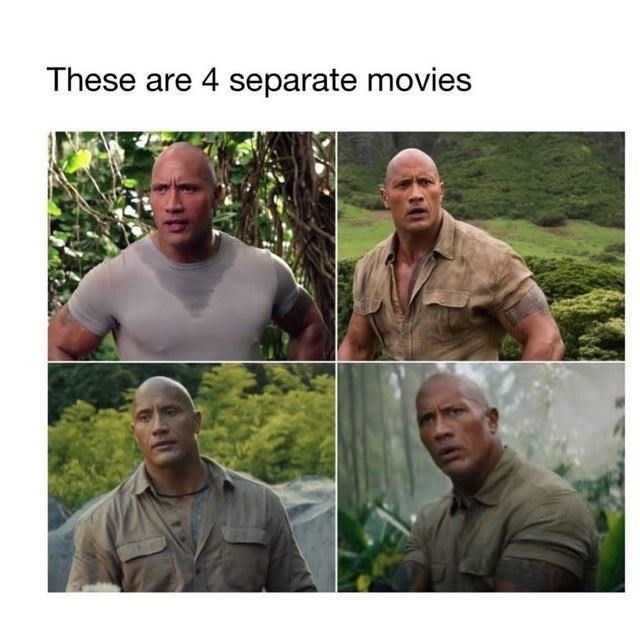 the rock in different movies Meme by BenBluel ) Memedroid