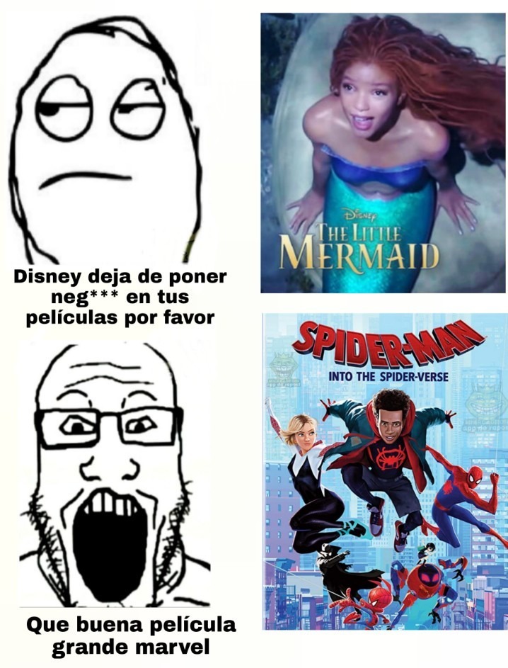 Marvel y su inclusión forzada con miles morales Meme subido por