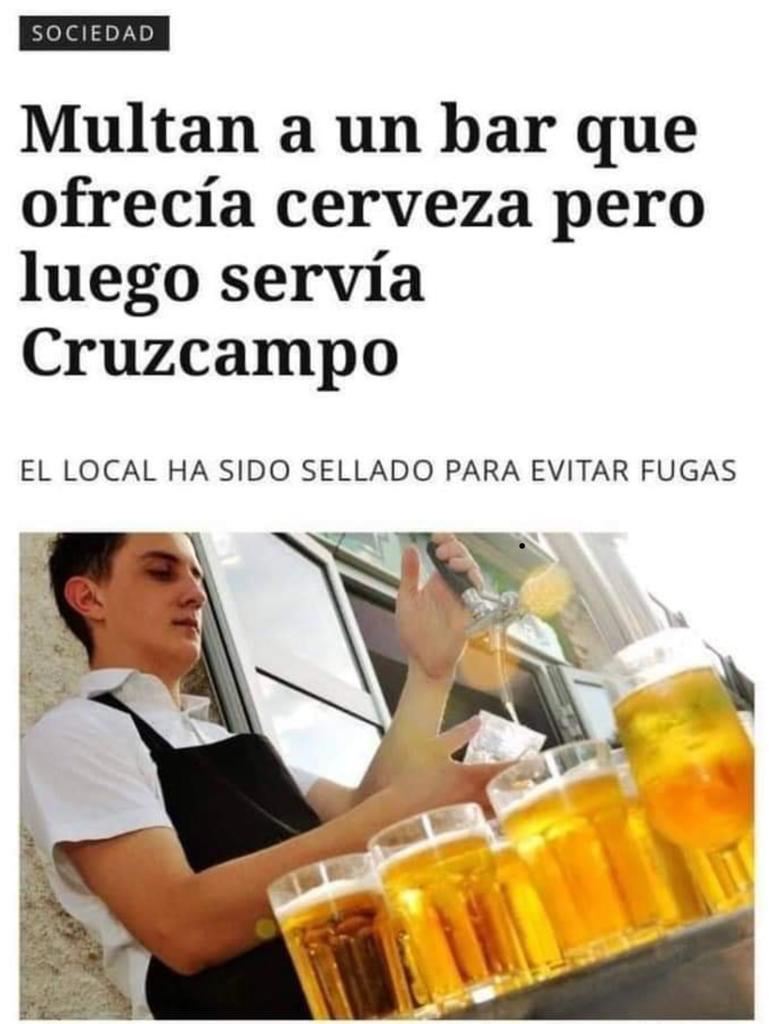 Mala cerveza, buen anuncio. Mediavida