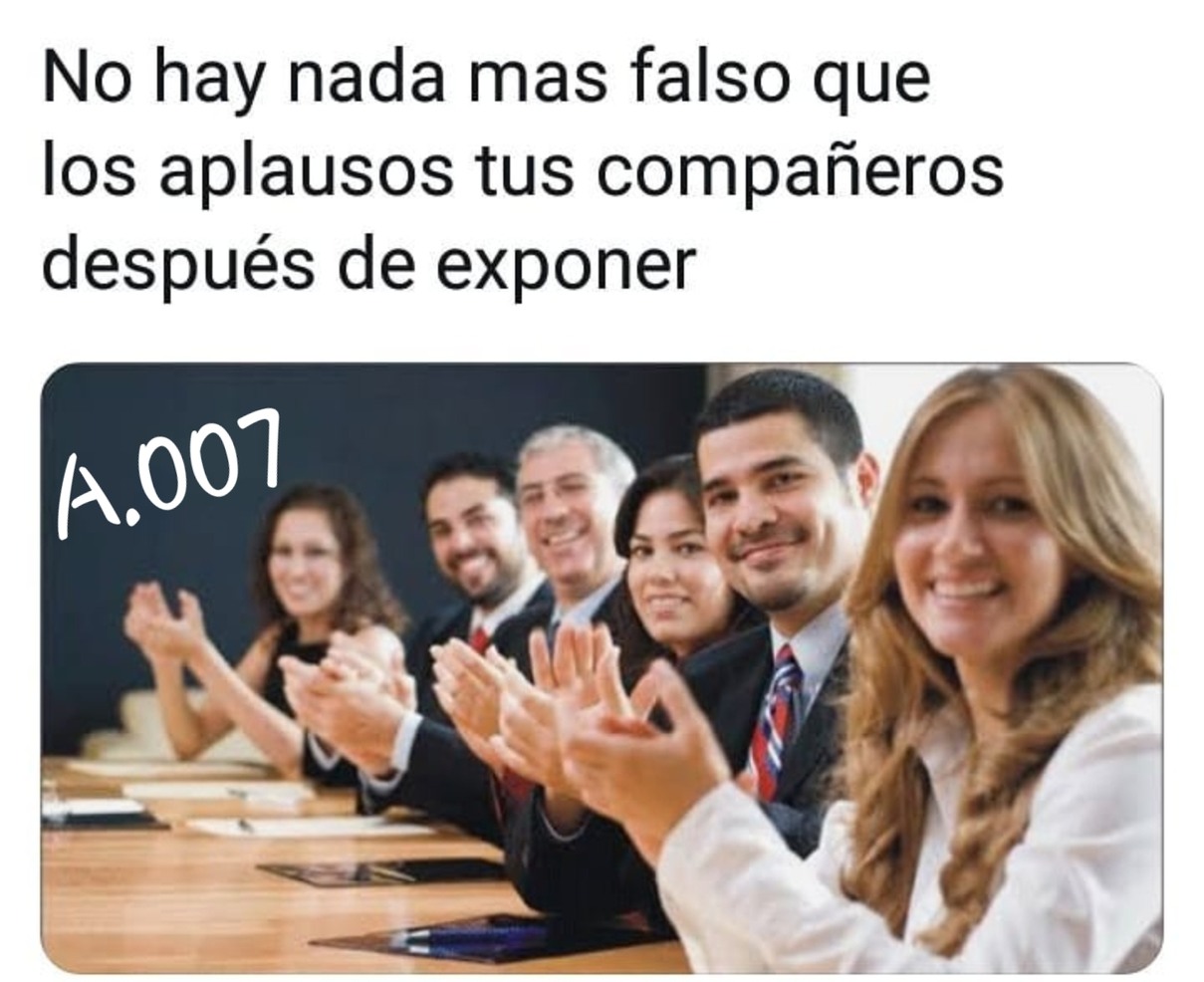 Un aplauso Meme subido por Anonimo007 ) Memedroid