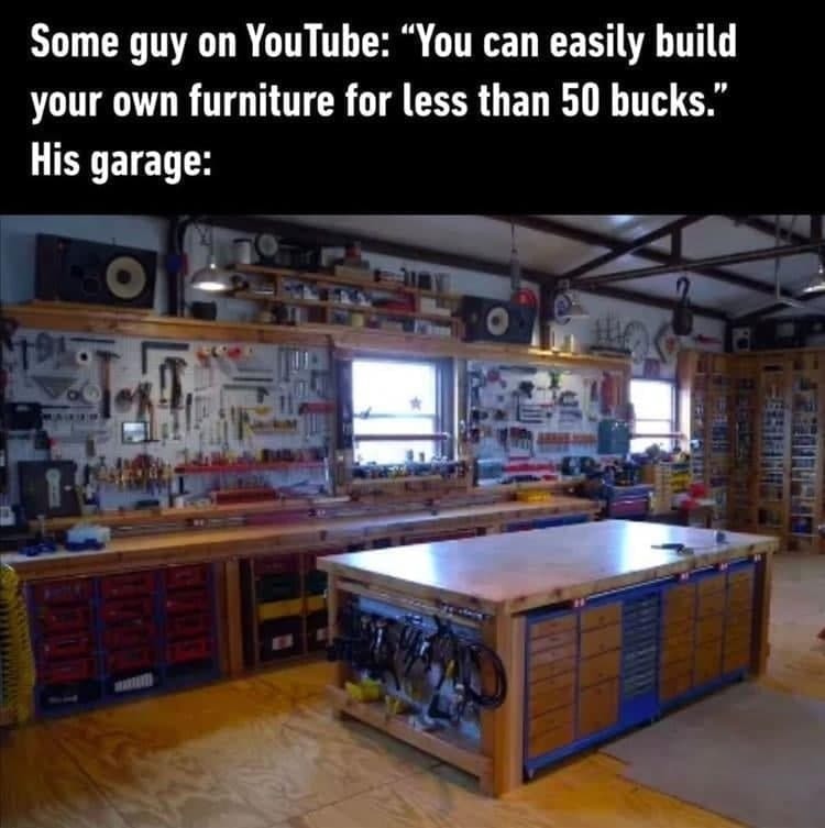 His garage is a hardware store Meme by schizoidman ) Memedroid