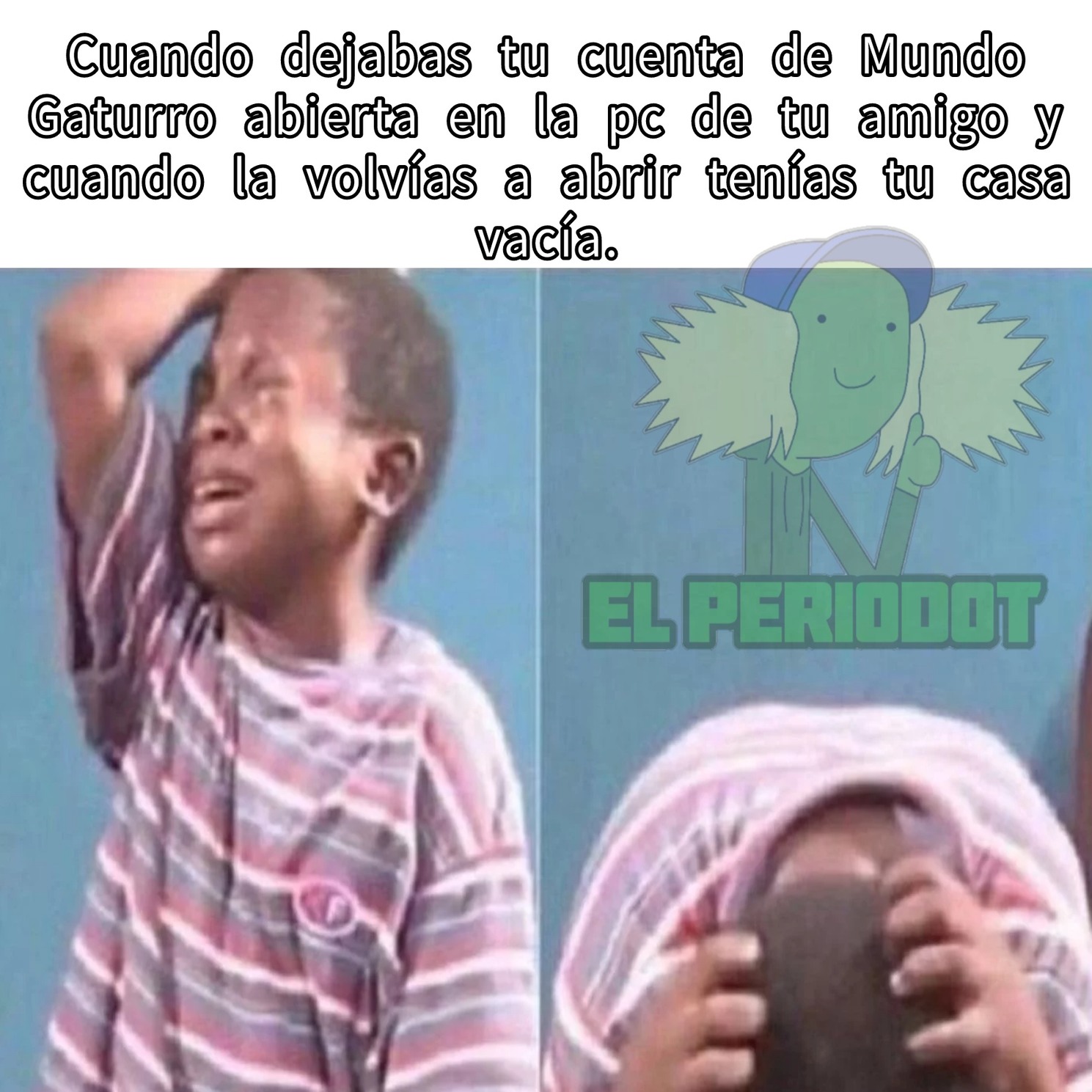 El Meme Del Negro Llorando