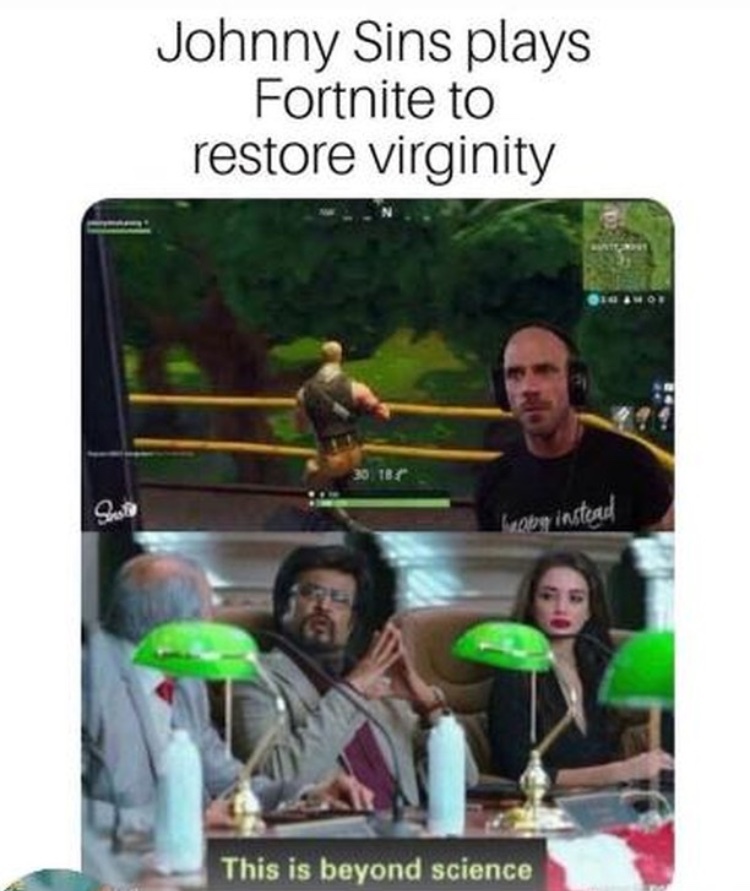 Johnny Johnny Meme Playing Fortnite Husnain Alston