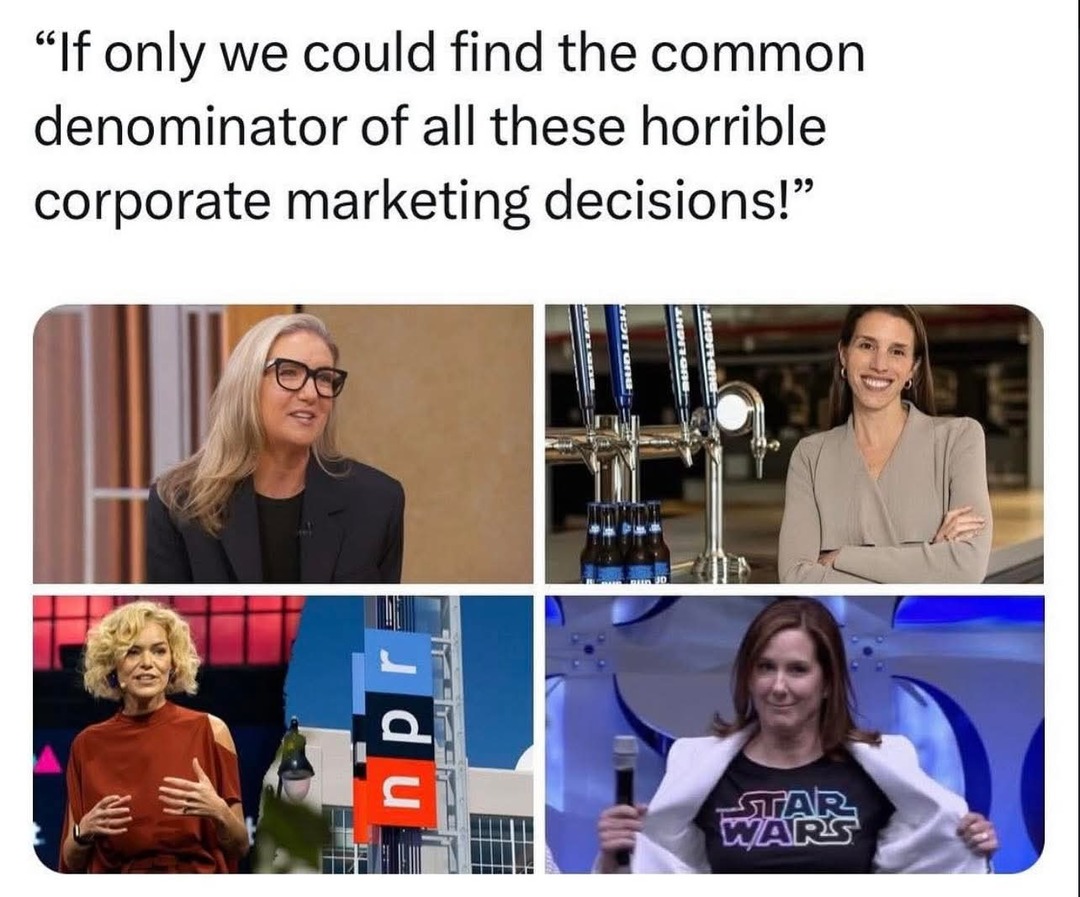 ﻿”If only we could find the common denominator of all these horrible corporate marketing decisionsl” C LSAR MDRS