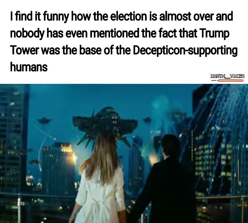 It's a conspiracy. The Decepticons are here. Check your toaster. Meme