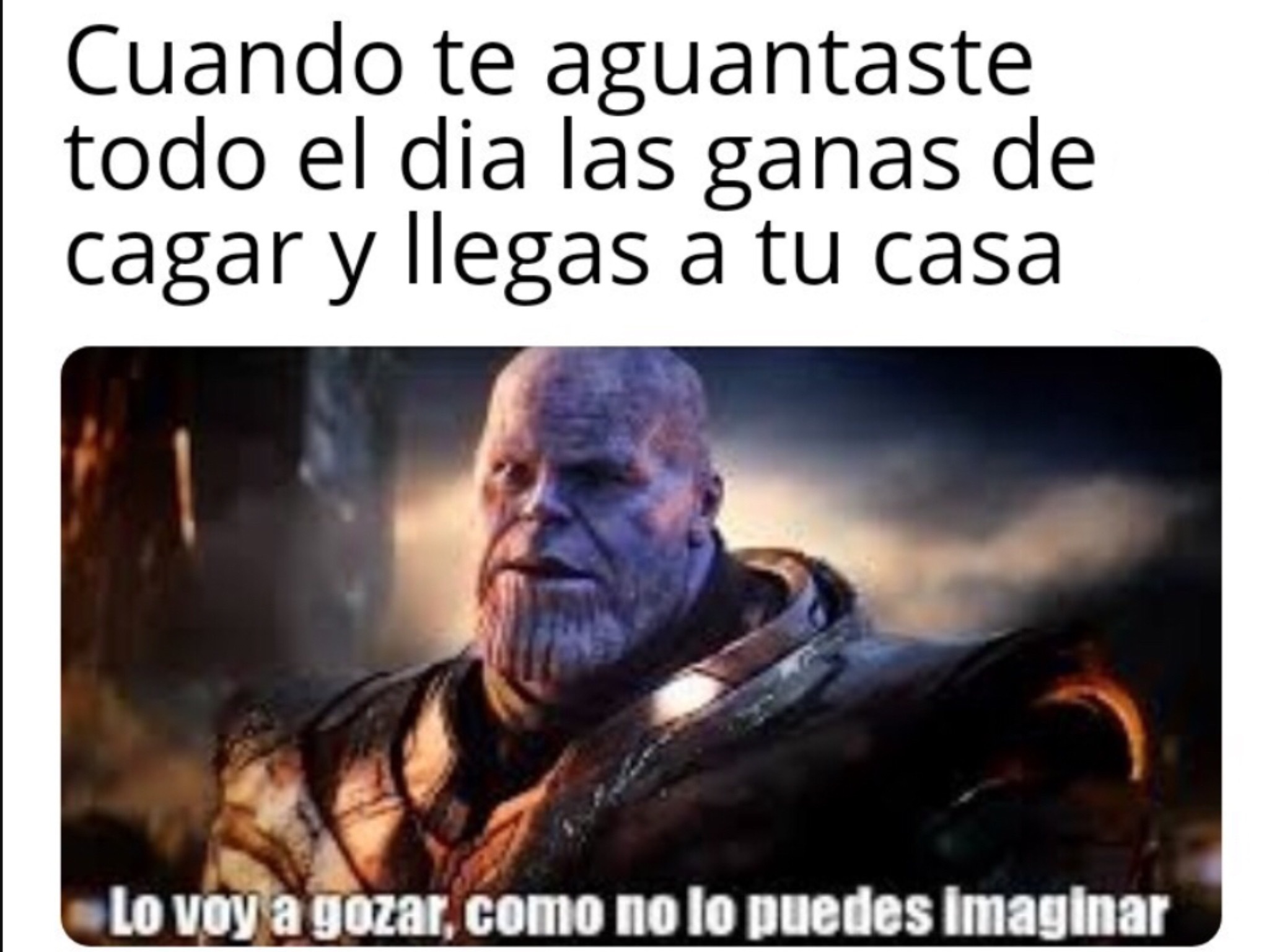 Thanos uooooooo Meme subido por Elseñordelosmomazos ) Memedroid