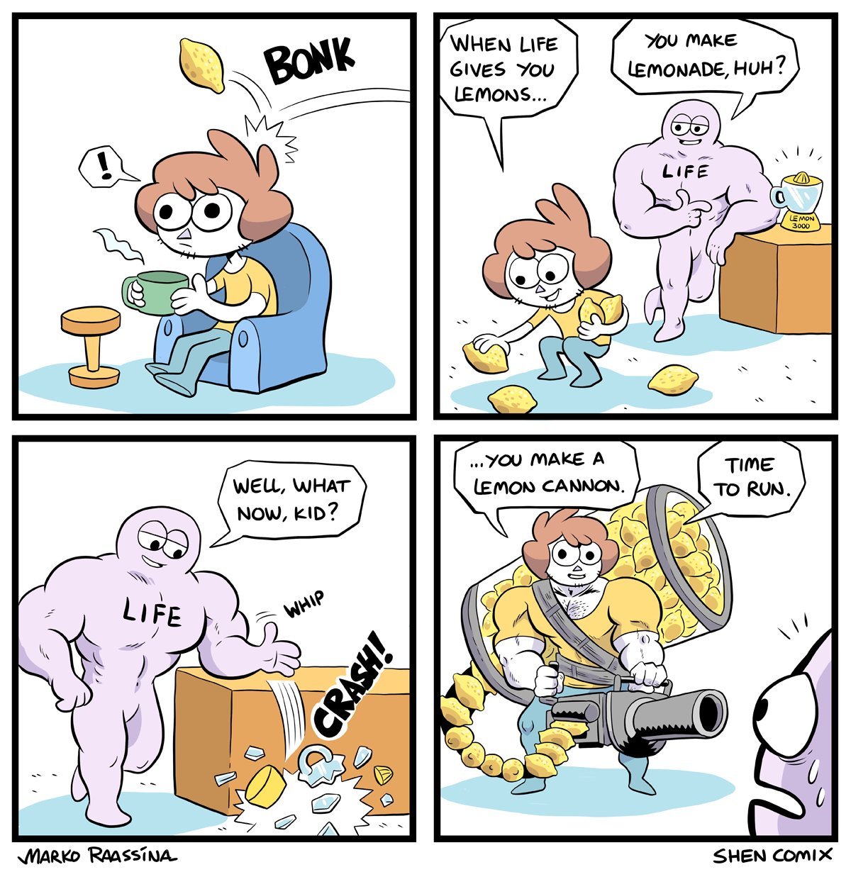 I will make flammable lemons and burn your house down Meme subido por