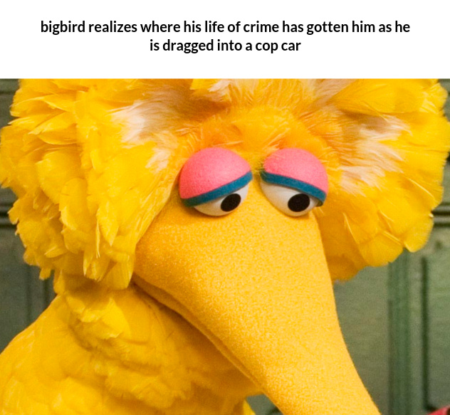 Funny Big Bird Gif Pict Art
