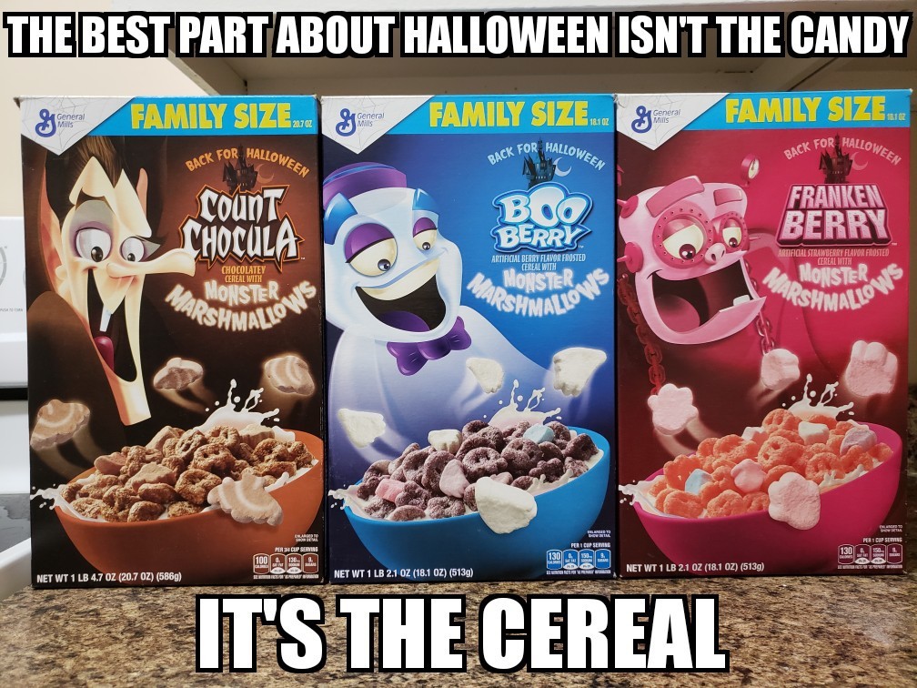 Whats In The Box Meme Cereal