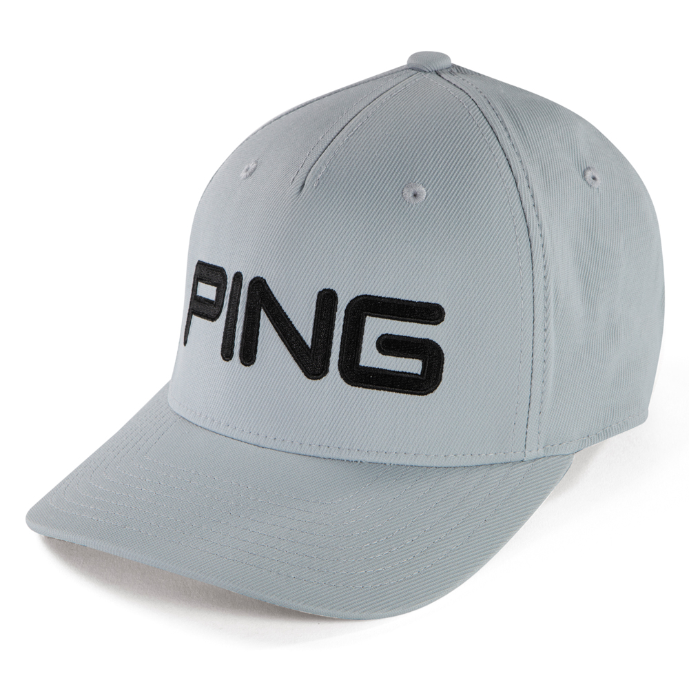 New 2017 PING Tour Structured Fitted Golf Cap/Hat COLOR Light Grey SIZE S/M eBay