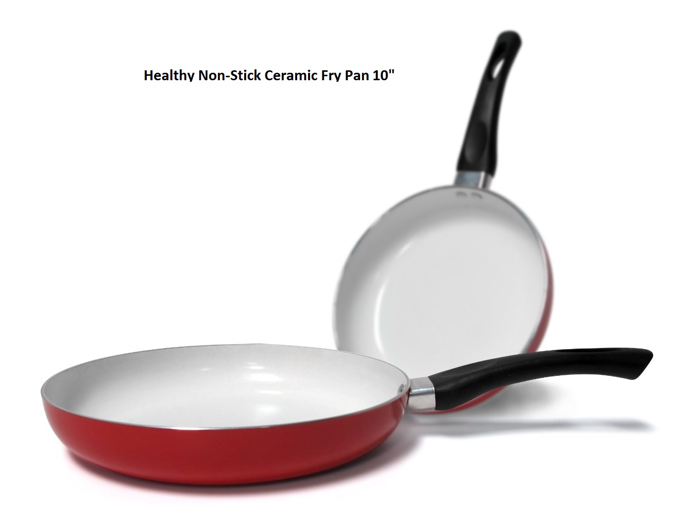 10 Inch Healthy Nonstick Ceramic Coated Frying Pan Eco Friendly Fry