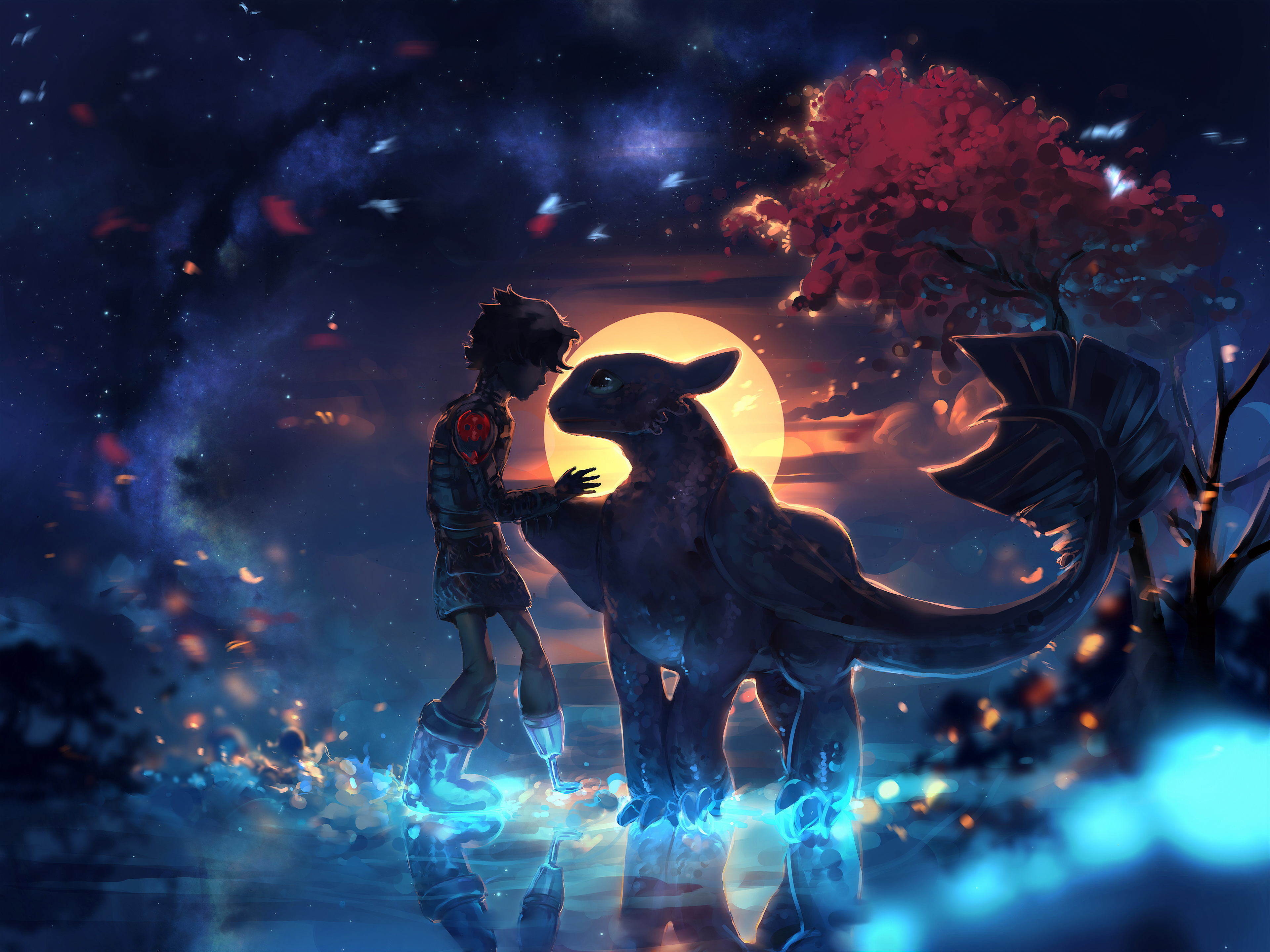 Cómo entrenar a tu dragón 3 4k Ultra Fondo de pantalla HD Fondo de Escritorio 3840x2880 ID