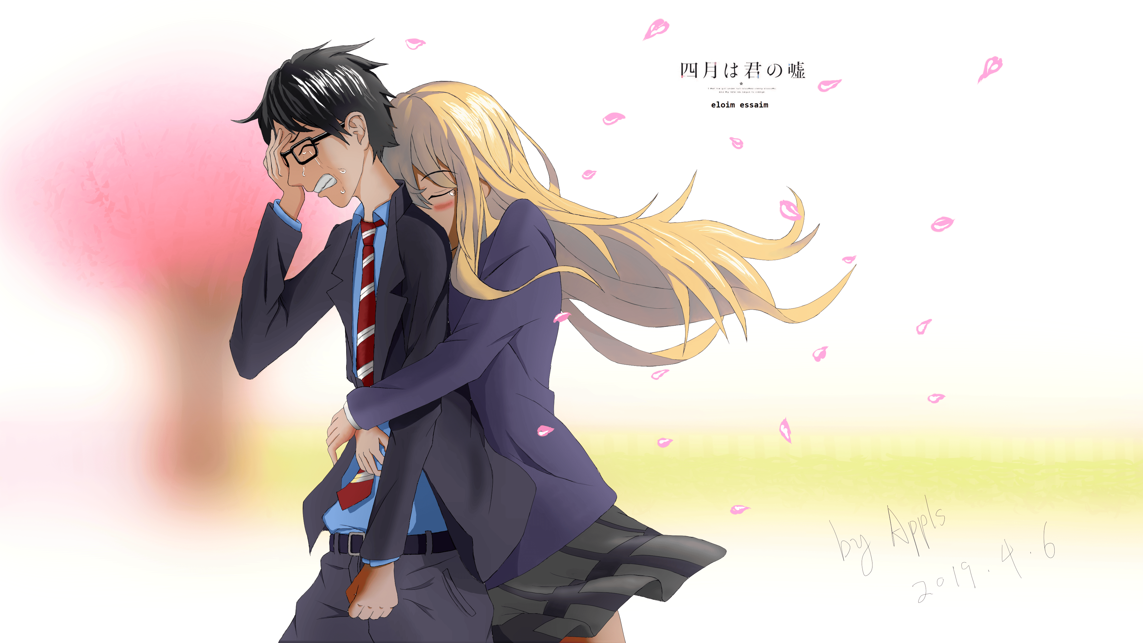 Your Lie in April 4k Ultra HD Wallpaper Background Image