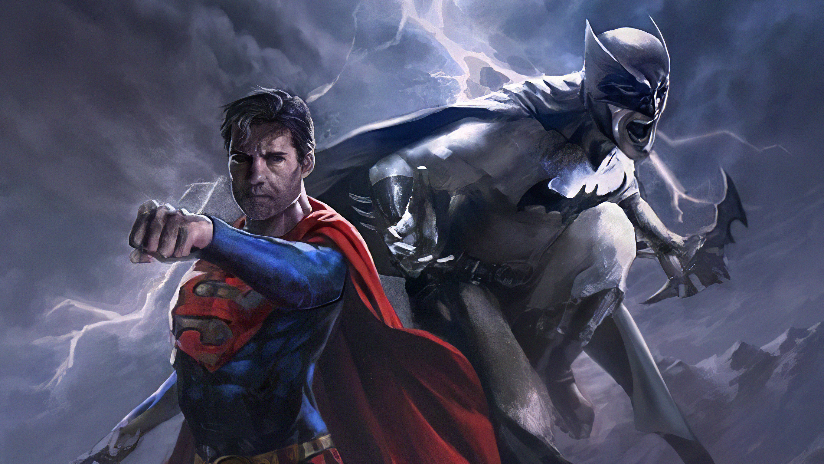 Batman/Superman HD Wallpaper Background Image 2724x1533