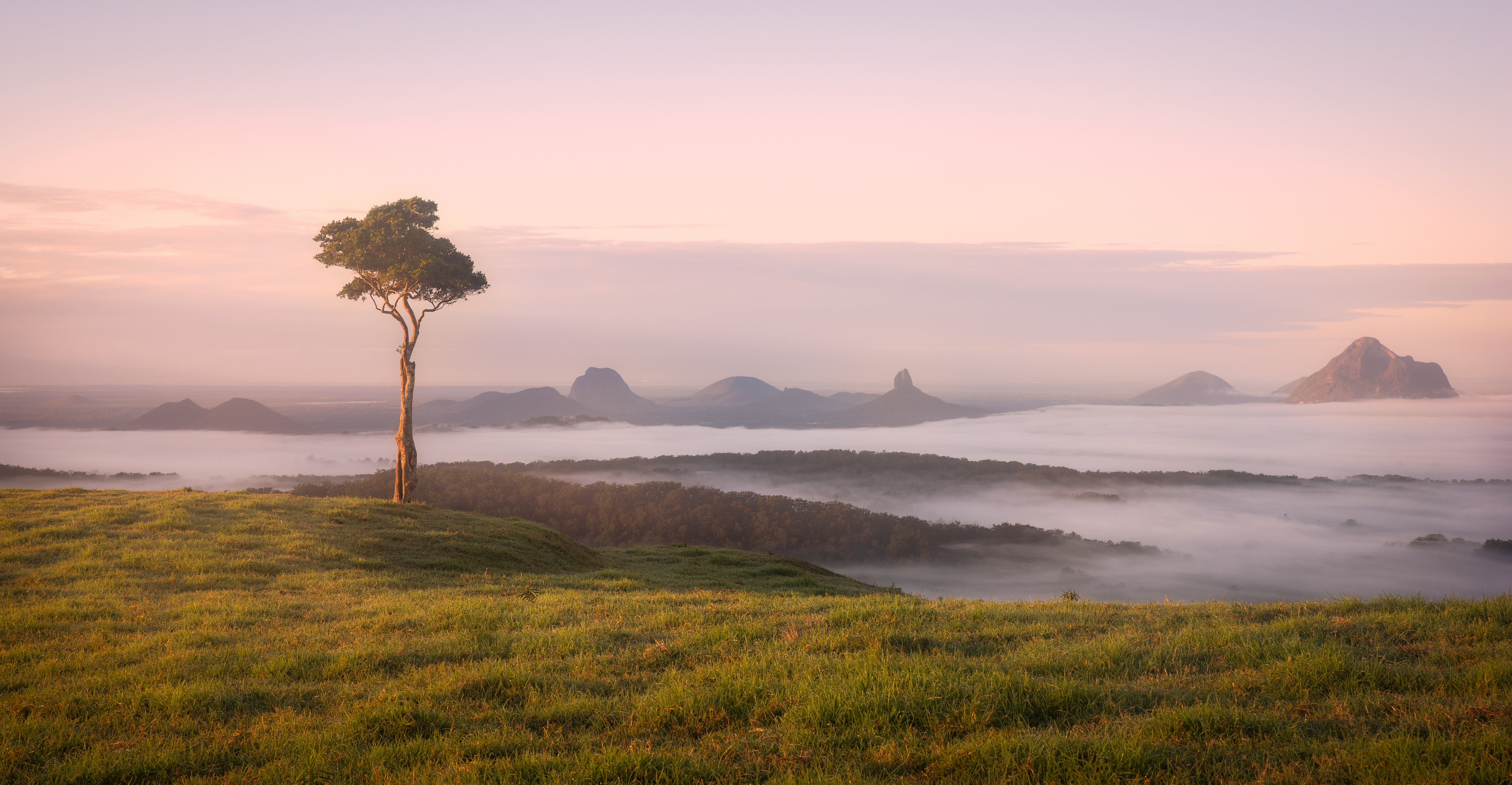 Nebel 4k Ultra HD Wallpaper Hintergrund 5120x2658 ID