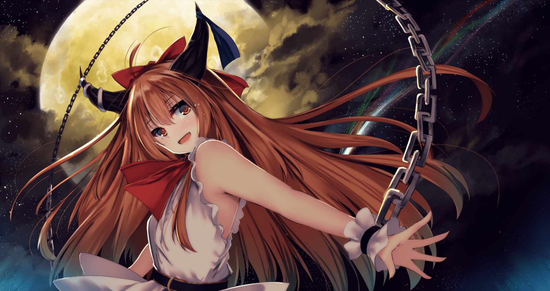 Suika Ibuki HD Wallpaper Background Image 2160x1146