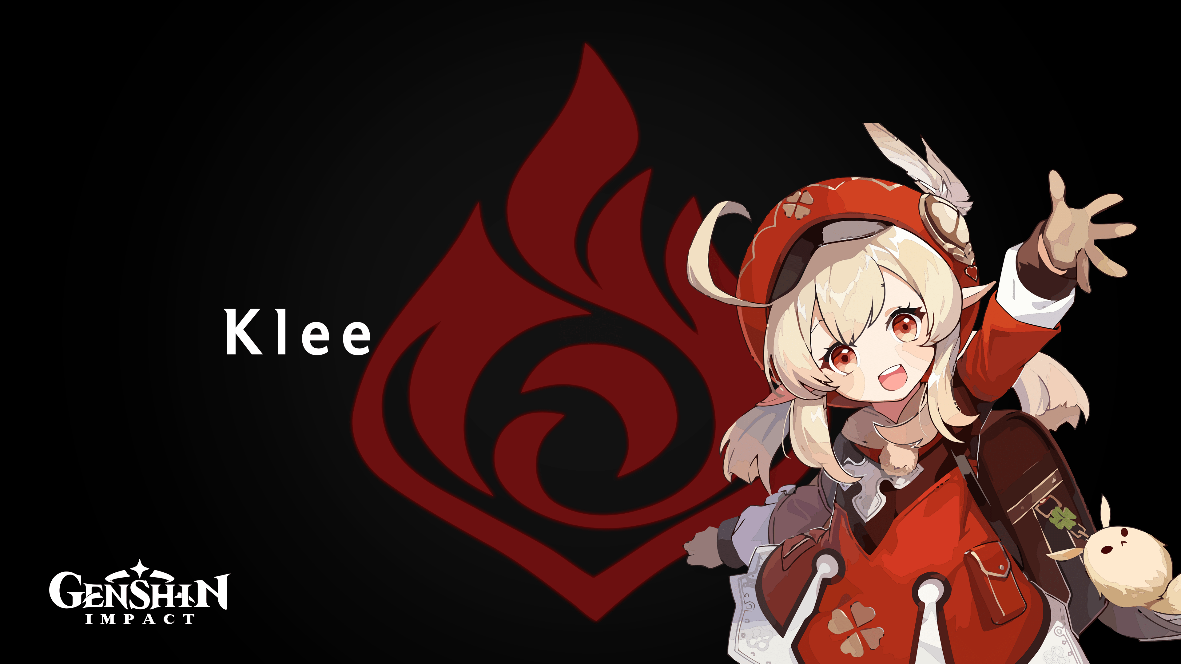 Genshin Impact Klee 4k Ultra 高清壁纸 桌面背景 3840x2160 ID1125685