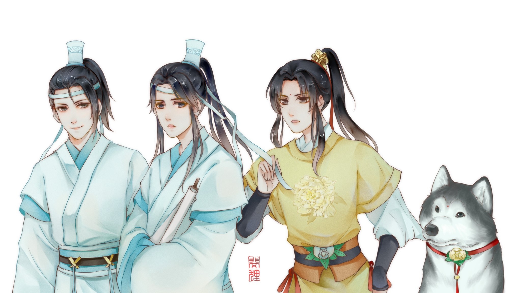Download Jin Ling Lan Sizhui Lan Jingyi Anime Mo Dao Zu Shi HD Wallpaper