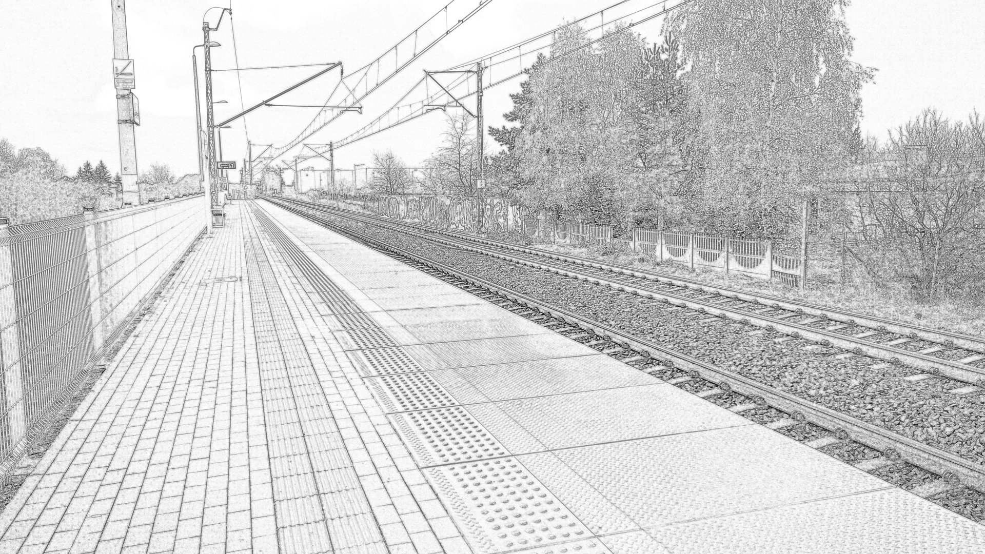 Train station/platform by CGKuba