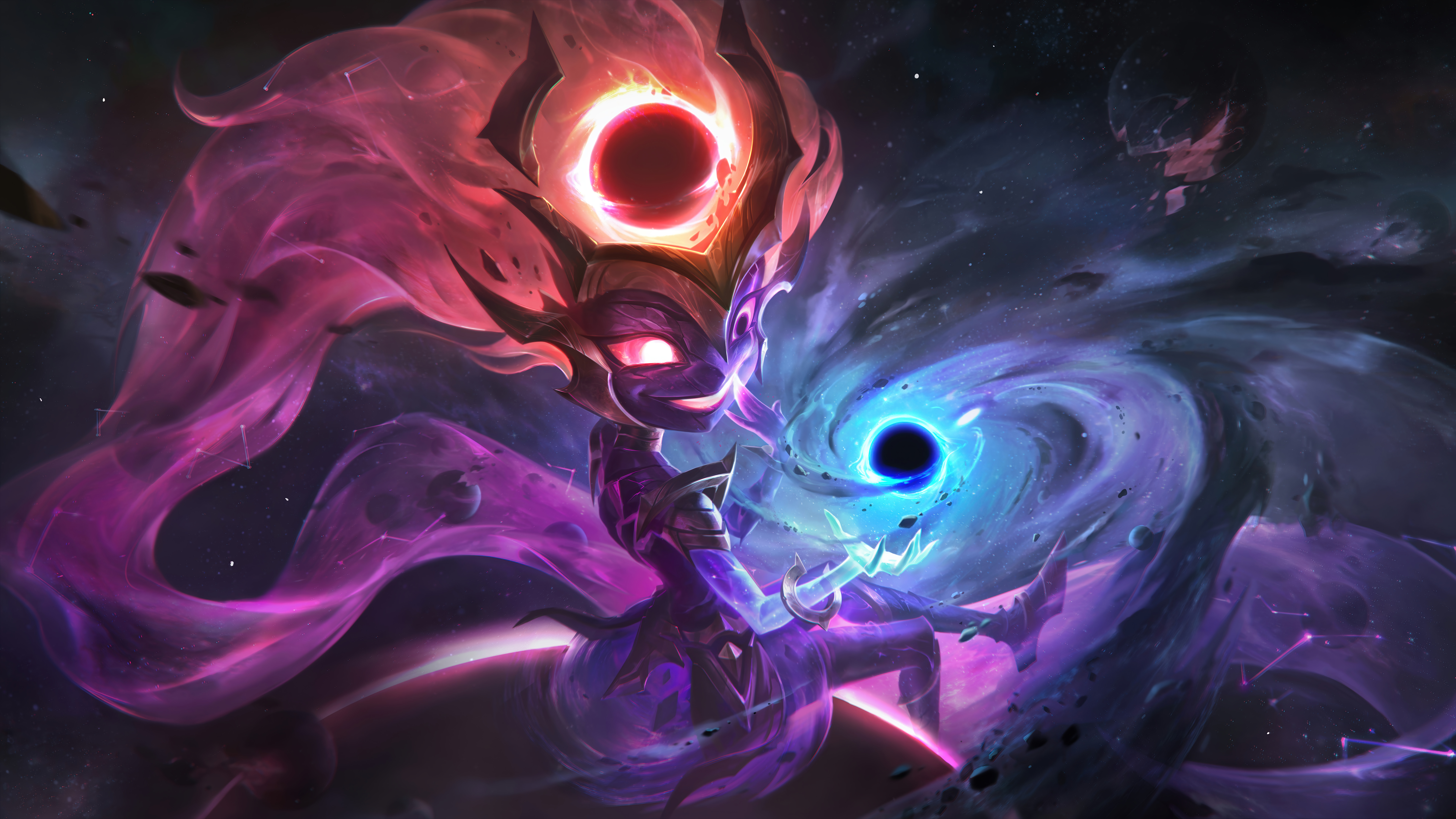 Zoe's Cosmic Dance 8K Ultra HD League of Legends Wallpaper