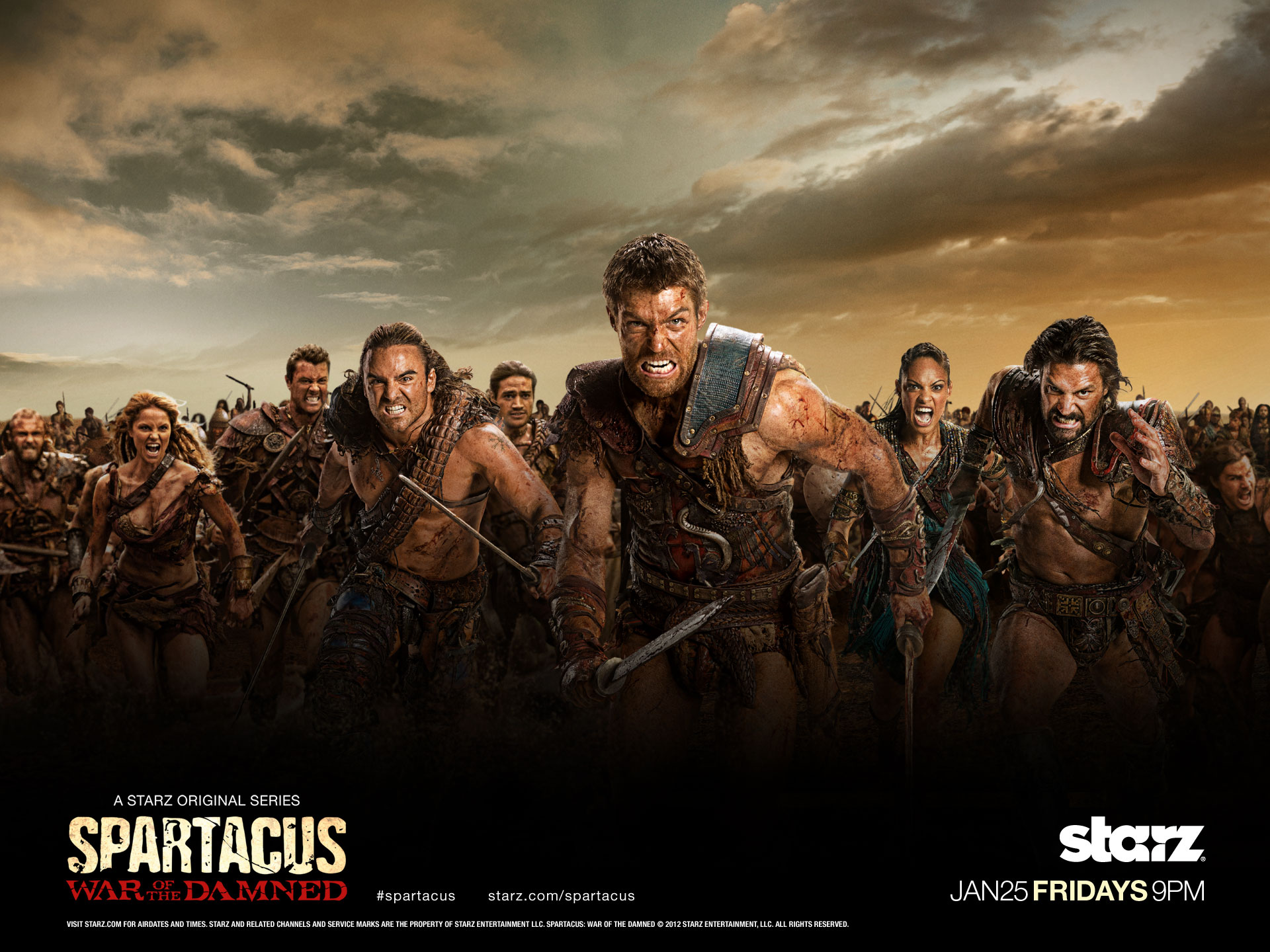 Download TV Show Spartacus HD Wallpaper
